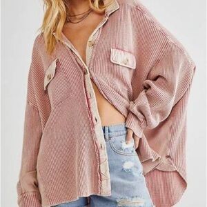 Free People One Scout Jacket (Pink) size S